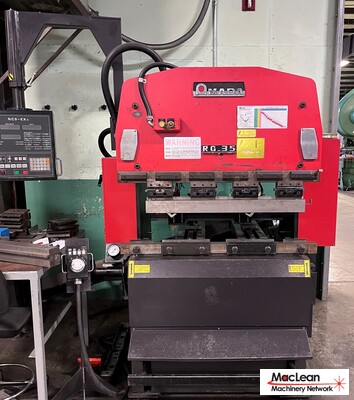 1992 AMADA RG 35 EX CNC Press Brakes | MacLean Machinery Network LLC
