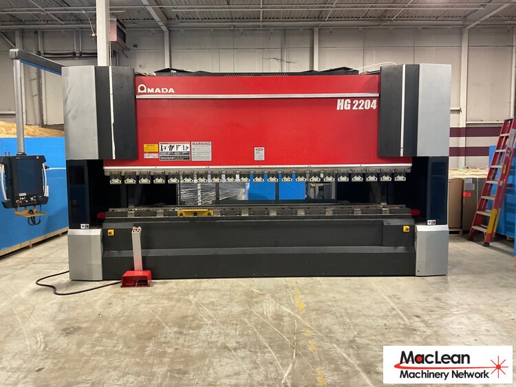 2014 AMADA HG-2204 CNC Press Brakes | MacLean Machinery Network LLC