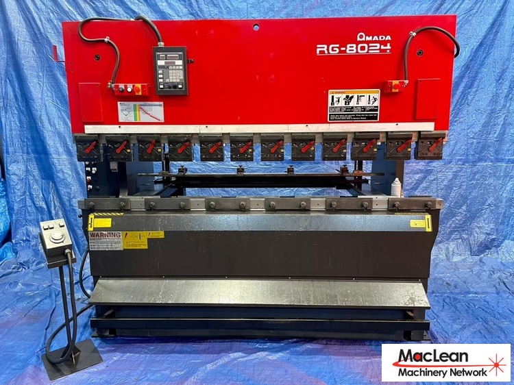 2004 AMADA RG8024LD CNC Press Brakes | MacLean Machinery Network LLC
