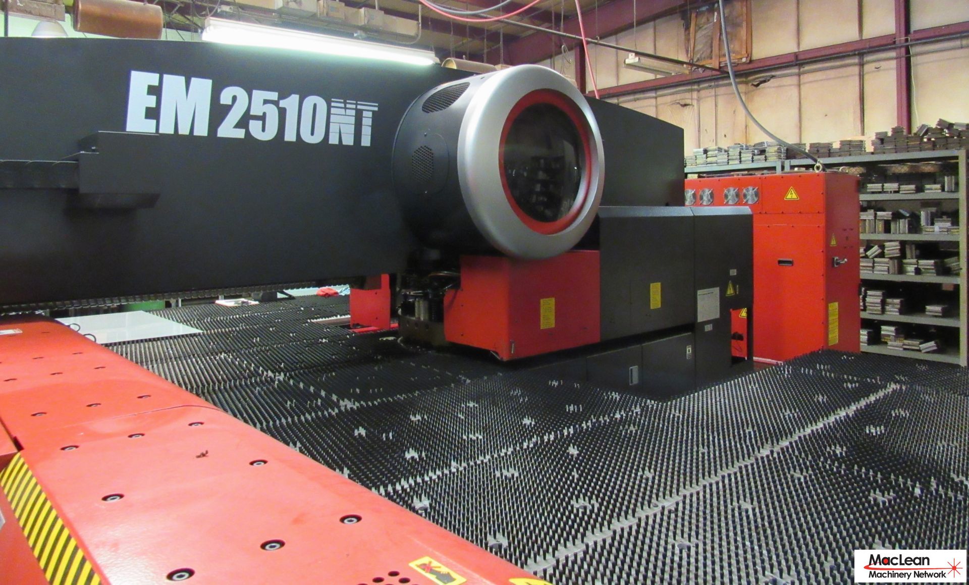 2004 AMADA EM 2510 NT CNC Turret Punch Press | MacLean Machinery Network LLC