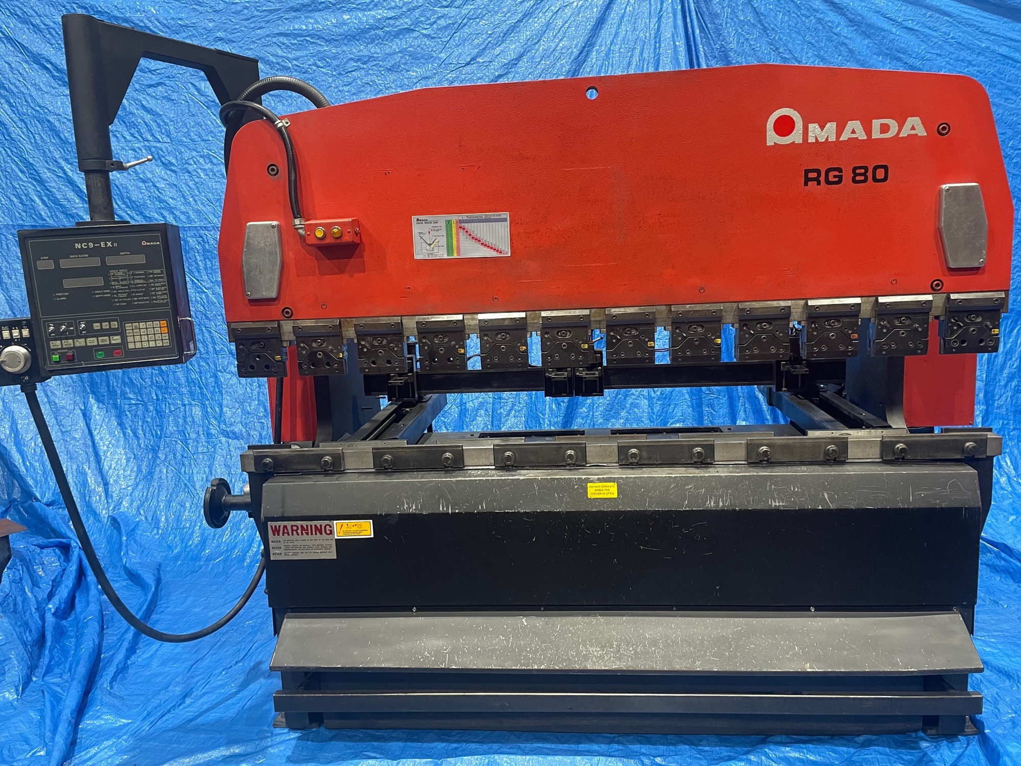 1995 AMADA RG80 EX-II CNC Press Brakes | MacLean Machinery Network LLC
