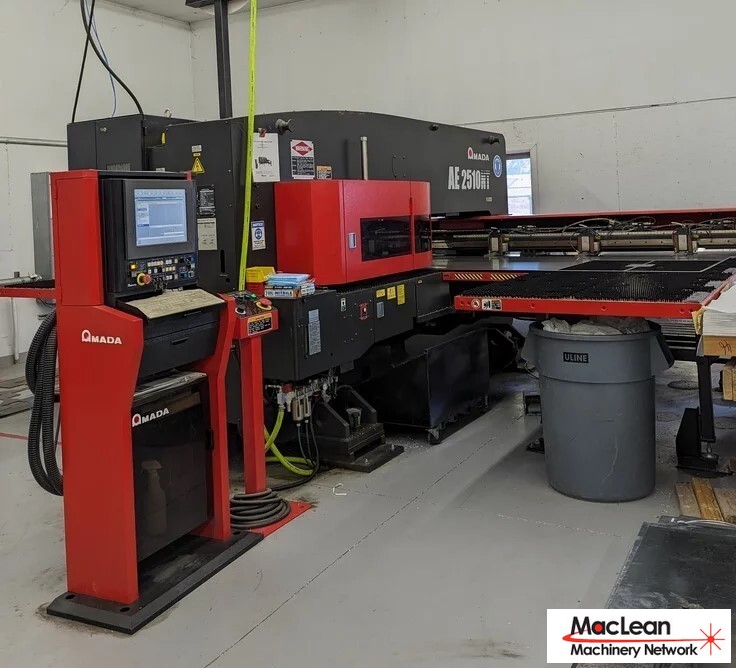 2015 AMADA AE 2510 NT CNC Turret Punch Press | MacLean Machinery Network LLC