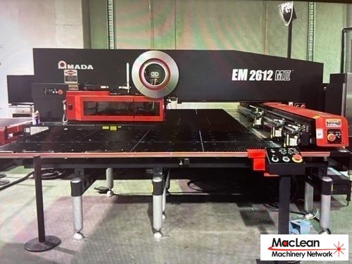 2014 AMADA EM 2612 MII CNC Turret Punch Press | MacLean Machinery Network LLC