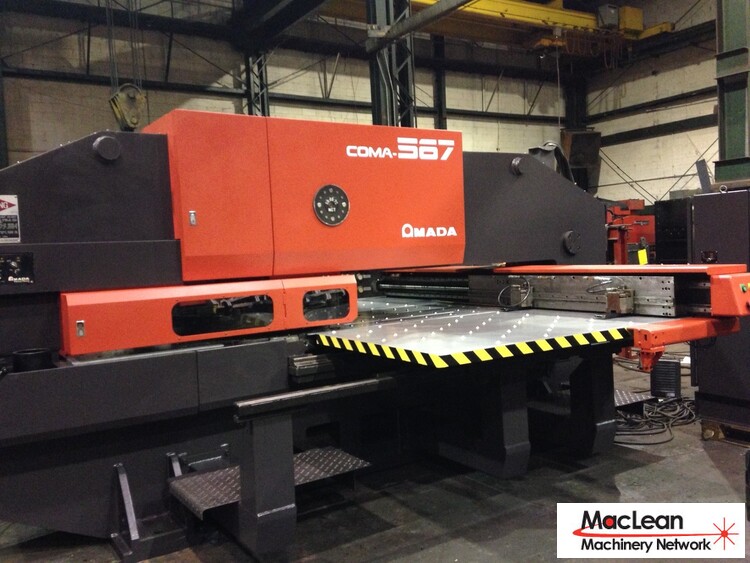 1988 AMADA COMA 567 CNC Turret Punch Press | MacLean Machinery Network LLC